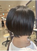 ハンサムショート/ショートヘア/切りっぱなし/博多駅