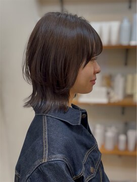 ゴーシェン 津田沼本店(Goshen) くびれボブ/ボブレイヤー/ブルーベリーアッシュカラー