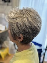 ガーデン 西川田店(garden)&nbsp;宇都宮白髪ぼかしハイライト白髪染めショートカットショートヘア