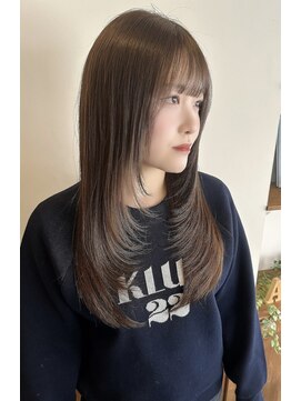 レイヤー×ベージュ