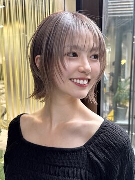 シティ(CITY) ハイグレージュ×レイヤーボブ【平山晶也】