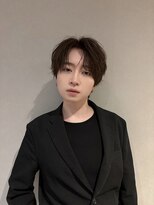 メンズココ メンズパーマ 韓国ヘア 日本橋店(MENS COCO)&nbsp;コンマバングセンターパート