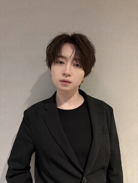 メンズココ メンズパーマ 韓国ヘア 日本橋店(MENS COCO) コンマバングセンターパート