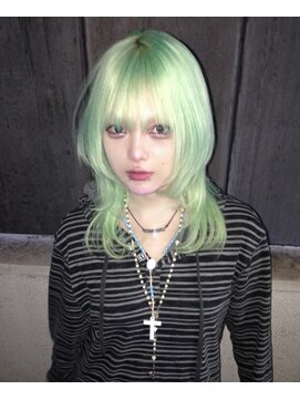 ハコ プラス(HACO+) 【Haco+】 Leo/ミントカラー/ウルフカット/レイヤー/ブリーチ/