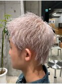ブリーチ2回　ホワイトベージュ