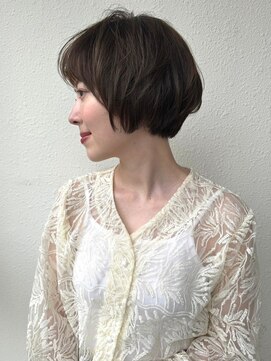 カバーヘアアンドスパ ブリス 浦和(COVER HAIR&SPA bliss) マッシュショートボブ/ココアベージュ/似合わせカットp浦和