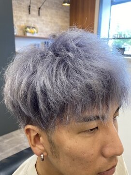 コージーヘアー(kozy hair) ホワイトパープルカラー