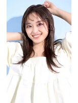 アッシュ 鷺沼店(Ash)&nbsp;小顔見せ シースルーバングのふんわりミディ