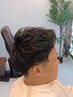 カット+パーマ+マイクロナノバブルケア+システムトリートメント
