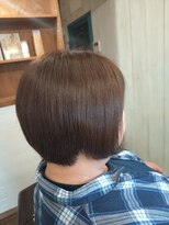 ワイエス(YS)&nbsp;丸みショートボブ×赤み抑えたエイジングカラー