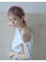 リュト(Lute)&nbsp;レイヤーショート × ベビーピンク