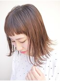 オン眉ショートdeソトはね