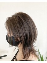 ジェルム ヘアーワークス(germe hair works)&nbsp;ミディアムウルフスタイル