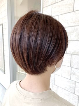 アメイジングヘアー 千歳店(AMAZING HAIR) 【AMAZING HAIR千歳店/横山】ショコラブラウン ミニマムショート