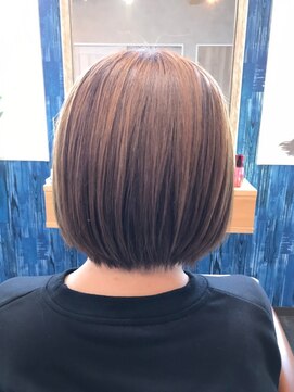 アクア ヘア いわき四ツ倉駅店(akua hair) ノーブルな小顔暗髪アッシュブラウン大人タンバルモリ