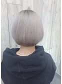 ボブ×ケアブリーチ×パールベージュ