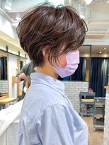 アヴァロン(AVALON)&nbsp;絶壁解消/ひし形/前下がり/大人ショートボブ/30代/40代★猪狩★