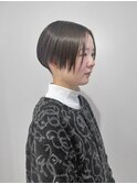モードな前下がりのぱつっと刈り上げショート【吉祥寺】