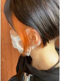 ショートヘア×インナーカラー/刈り上げショート◎30代40代50代