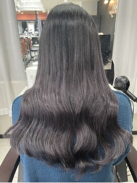 ディア(.eer) 【カラー+エクステ】ラベンダーグレー