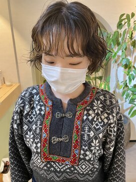 ユヌ(Une) ボブパーマ ショートパーマ クシャパーマ