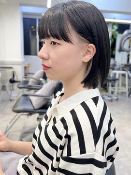 グラフ 銀座(GRAFF) イヤリングカラーボブインナーカラー20代30代