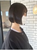 ぱっつんボブ