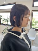 ミニボブ×シルバー