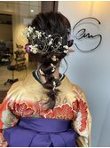 卒業式ヘアセット♪