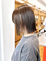 セイドット リー(Say. Ree)&nbsp;say.切りっぱなしボブ外ハネボブインナーカラー似合わせカット