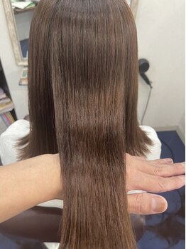 ディアーズ 大分店(Dears)の写真/大人女性の様々なお悩みにアプローチ◇ハリ・コシがUPし、うるおい溢れるツヤ髪に。ダメージレスな施術が◎