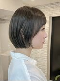 ショートヘア/ボブ/可愛い丸み/簡単スタイリング/20代30代