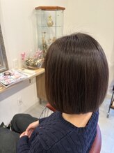 アトリエ ブーケ(atelier bouquet)&nbsp;ボブ/オーガニックカラー/丸みショート/30代/40代/50代