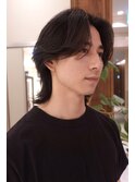 メンズヘア メンズロング ミディアム センターパート 銀座