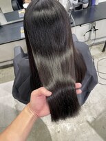 キング 高槻(K!ng)&nbsp;縮毛矯正髪質改善ハイライトレイヤーカット高槻美容室エクステ