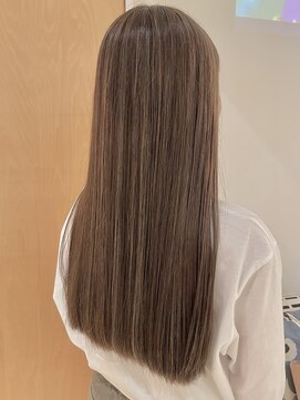 オーガニックエコ 川越(organic+eco) 30代40代大人夏カラー◎赤み消しミルクティーベージュハイライト