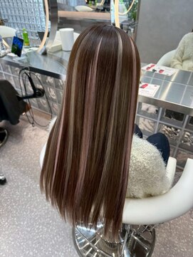 スキル 石岡(SKILL) エクステ/ハイライト/髪質改善