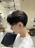 ダークアッシュニュアンスパーマ韓国マッシュ《用賀》