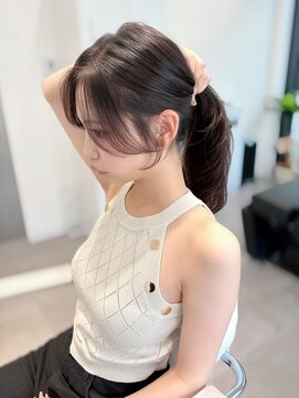 コアレス キョウト(COALESS kyoto) 韓国/カット/レイヤー/顔周りレイヤー/レイヤーカット