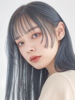 ループウエスト(LOOP WEST)&nbsp;透明感カラーブルーグレージュ