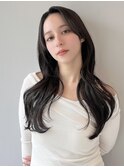 ロングレイヤーカット/髪質改善トリートメント/顔周りカット