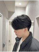 センターパート/ニュアンスパーマ/フェザーパーマ/メンズカット