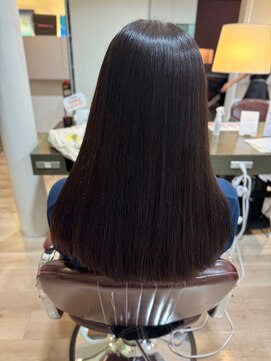 髪質改善ストレート12.5オリーブグレー