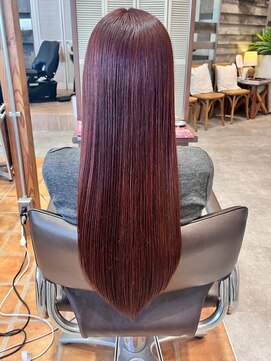 髪質改善/縮毛矯正/暖色系カラー