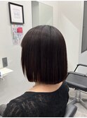 まとまるボブ［暗めカラー/グランマッシュ］長野歌穂