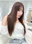 ブリーチなしダブルカラー/韓国ボブ/縮毛矯正/髪質改善/学割U24