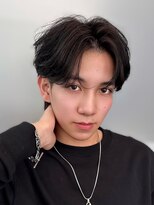 ジーナ 天神(Zina) センターパート/ニュアンスパーマ【メンズサロンZina天神】