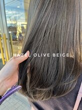 ヘアメイク アリエス 岩切店(HAIR MAKE aries) ヘーゼルオリーブベージュ
