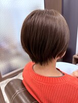 フランヘア 新宮店(Flan hair) 暖色ブラウン ショートボブ