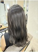 透明感アッシュカラー
